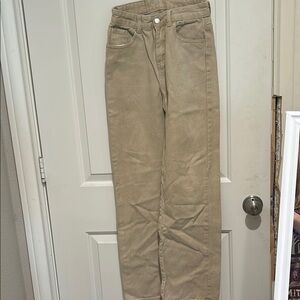 VENDOR limited edition Tan High-Waisted Pants